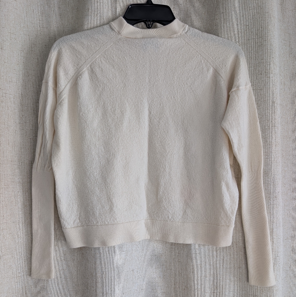 Acne Studios Delight Merino Wool Pullover Sweater Cream Size Small — image 4 of 6